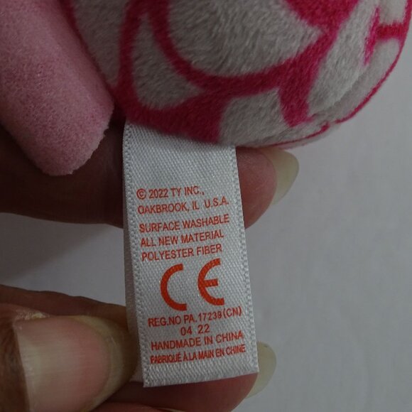 Ty Squishy Beanie Pinky Owl Plush Keychain Clip Stuffed Animal Plush Soft Toy 3" - Picture 6 of 11